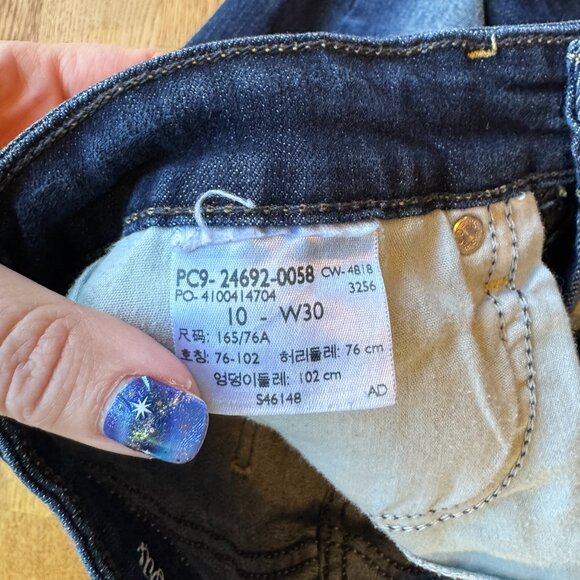 Signature Levi Strauss & Co Modern Skinny Shorts Size 10 - Picture 8 of 12